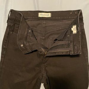 MADEWELL Black Highriser Skinny Jeans